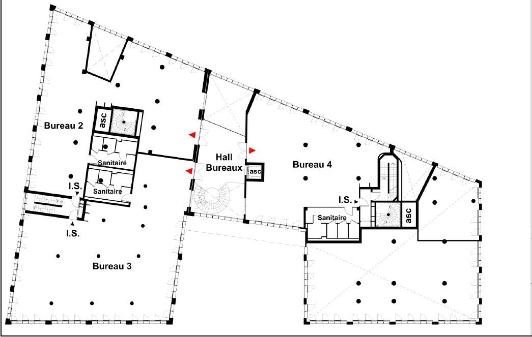 Bureau Bordeaux 1664m² Vente bureau Bordeaux Gironde OVBUR2001789 2